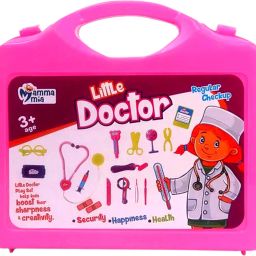 Kids Play Doctor Set With Fordable Suitcase For Kids-Multicolor-picture-43