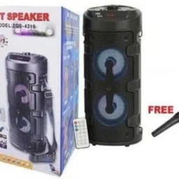 GUGGU 360_4210 Bluetooth Portable Speaker with Wired Mic RGB Lights 15 W Tower Speaker 48 W Bluetooth Tower Speaker-image-42