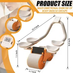 whipbird Four Elbow Support Ab Roller Ab Exerciser image 4