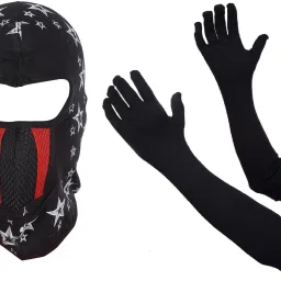 1Pc Mask and 1Pair Gloves Combo-image-2