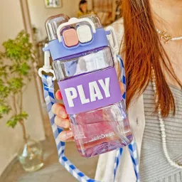 Premium Sipper Bottle 580ml, Girls Gym And Kids School And Outdoor Bottle-image-25
