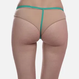 FIMS Pack Of 3 Lace Patterned G-String Low-Rise Briefs image 2