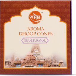 Divine Aroma Brahma Kamal Dhoop Cones, Bamboo Less, Organic & Charcoal Free Floral Dhoop-image-35