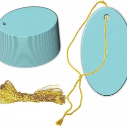 Writable Tag Craft Paper with Golden String for Gift Tags Greeting Card-image-40