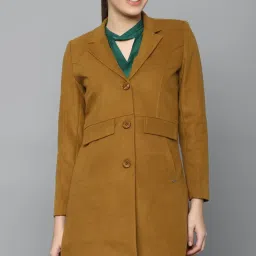 100% Cotton Solid Coat For Women-image-37
