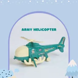 Army helicopter Wind Up Toy for Kids-No batteries Required-Key Operated Gift-42