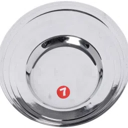 Stainless Steel Ciba Tope Lid, Set of 4 (Small Sizes 7-10; 12.4, 14, 15.2, 17 cms) 4 inch, 4.7 inch, 5.5 inch, 6.7 inch Lid Set-image-33
