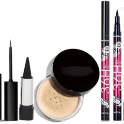 5in1 lipstick with eyeliner mascara kajal loose powder & foundation-21