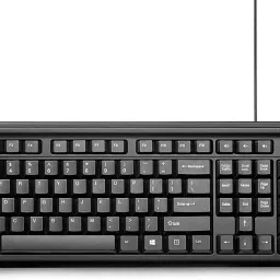 HP 100 USB KEYBOARD WITH HIGH QUALITY USB CABLE PACK OF 1 Wired USB Standard Multi-device Keyboard Compatible with Desktop, Laptop, Mac-image-38