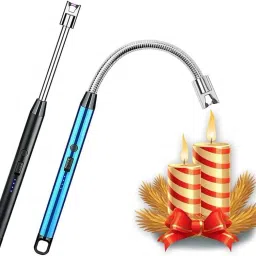 360 Degree Flexible Rechargeable Electric Kitchen Lighter for Gas Candle Stove Plasma Lighter Flameless Windproof USB Lighter Pocket Lighter-26