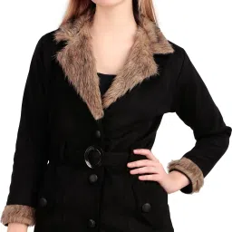 Suede Solid Coat For Women-image-28