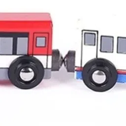 Wooden Magnetic 4 pcs Transport Vehica Train Set For Kids Happiness-31