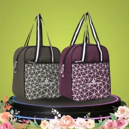 Combo_Set_2|For_Office|School|Travel|Insulated|Lightweight|Portable|Eco-Friendly Waterproof Lunch Bag-image-91