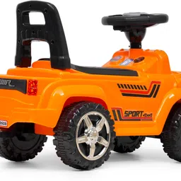 joyride Sport Humr4x4 Ride on Jeep for Kids |Music & Horn| Backrest Storage & Big Wheels Jeep Non Battery Operated Ride On-picture-14