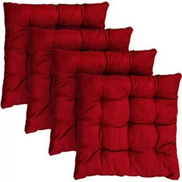 LUXUARY 18*4 Microfibre Solid Cushion Pack of 4-14