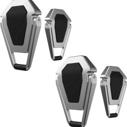 Gift Corner 4 Pcs Premium Metal Folding Portable and Tabletop Risers for Laptop Stand DEO23296_2 Aluminium Floor and Desk Stand Rotatable Laptop Stand Compatible with 40 - 44cm Laptops-image-16