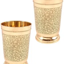 (Pack of 2) Etching Design 2 Glass Set Water/Juice Glass-image-13