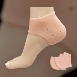 Anti Crack Half Heel Socks Ultimate Heel Protection & Comfort Heel Support-24