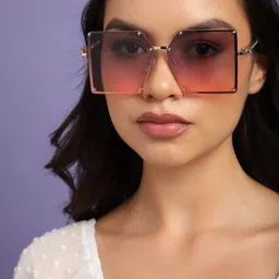 haute sauce Polarized Rectangular Sunglasses (Free Size) image 3