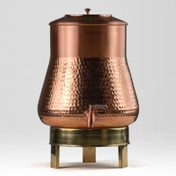 Pear Water Dispenser | Pure Copper | 12 Liters, Leak Proof Bottled Water Dispenser-image-35