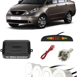 PKNA0525 White Car Reverse Parking Sensor with LED Display 4 Sensor PKNA0525 Parking Sensor-17