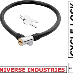 universe Special Multipurpose Bicycle Lock 22inch Length With 2 Key Bicycle Lock image 4