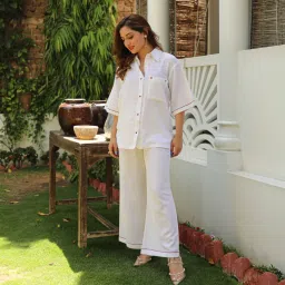 Shirt Palazzos Co-ords Set-image-23