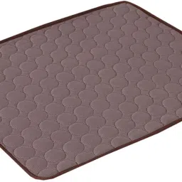 Rectangular Dog & Cat Bed|Premium Cool Ice Silk with Polyester With Bottom Mesh| L Pet Bed-image-66