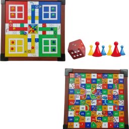 Ludo Board Game Snake & Ladders Board Game (2 in 1 Game Combo) Educational Board Games-18