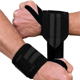 Wrist Support Band with Thumb Loop for Gym, CrossFit, WeightLifting,PowerLifting Men & Women Wrist Band-image-2