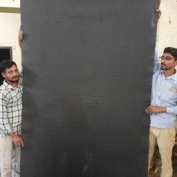 Waterproof, Raised Edges, Mat for Cows Mat for Animal Heavy Based (BLACK) Cow, Dog, Hamster, Guinea Pig, Miniature Pig Pet Mat-image-77