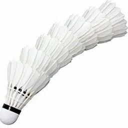 High Speed Shuttlecock Set for Indoor & Outdoor Games Plastic Shuttle - White-26