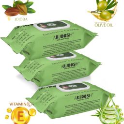 Pack of 3 baby wipes with Aloe Vera, Jojoba oil & Vitamin E care-image-69