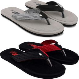 Mens Comfortable Trending And Stylish Slipper And Flipflop (Pack Of 2) Men Flip Flops-14