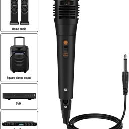 Dynamic Vocal Microphone for Speaker,Wired Handheld Mic with On/Off Switch Microphone-14