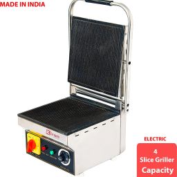 Premium 2 step body - 4 Slice Electric Commercial Sandwich Maker Grill-29