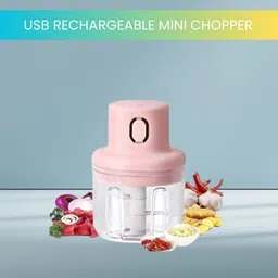 sacro Mini Rechargeable Chopper, Electric Chopper for Onion, Garlic and VegetableA247 Electric Vegetable & Fruit Chopper-picture-27