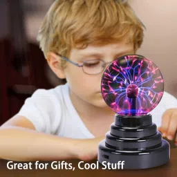 hirva creation ElectraSphere: The Touch & Sound Reactive Plasma Lamp Table Lamp image 2