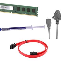 generic 8GB DDR3 Desktop RAM 1600MHz Support FRONTECH H61- FT-0470 Mother Boards (3 Years Warranty)(Double Side 8 * 2 = 16 IC) Free SATA Cable and Desktop Power Cable and CPU Cooling Paste image 1