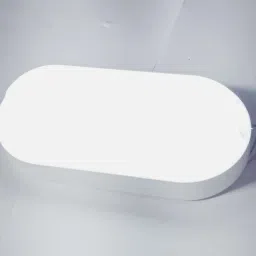 LED Oval Shape Outdoor Indoor Bulkhead Waterproof IP54, 9 Watt Garden Outdoor Light -16 X 6.5 X 4.5 cm-Cool White Post Light Outdoor Lamp-23