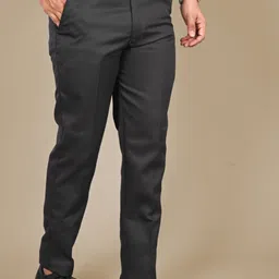 mancrew Men Regular Fit Grey Cotton Blend Trousers-picture-33
