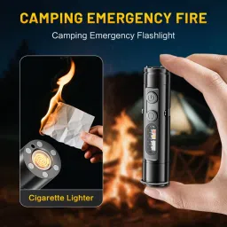 harikaran Multipurpose Emergency Light with 7 Lighting Modes with Inbuilt Lighter 2 hrs Torch Emergency Light image 2