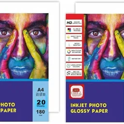 Inkjet Photo Glossy Paper A4 Size- 40 Sheets 180 GSM UNRULED A4 180 gsm Photo Paper-11