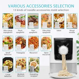 bui Automatic Compact Portable Fresh Noodles & Dumpling Maker Machine Spaghetti and Pasta Maker image 2