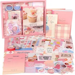 Pink Ice-Cream Theme, Scrapbook Kit-21