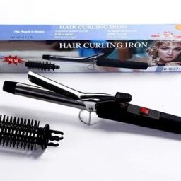 Fulkiza Professional 471B Ceramic Anti-Static Curler Styling Tool Iron Rod Brush B59 Electric Hair Curler-image-6