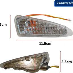 apsmotiv Side Mirror Indicator light Turn Signal for Mahindra XUV 500 Lower- Right+Left Car Dash Indicator Lamp image 3