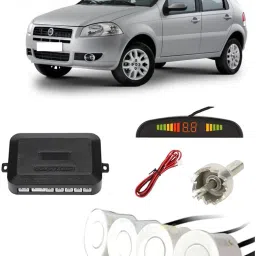 PKNA0112 White Car Reverse Parking Sensor with LED Display 4 Sensor PKNA0112 Parking Sensor-image-1