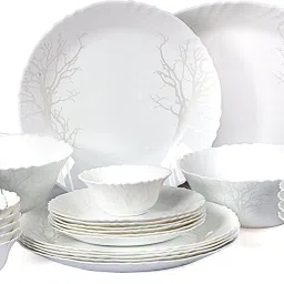 Pack of 27 Opalware Cello Imperial Winter Frost Dinner Set of 27 pcs Dinner Set-image-37