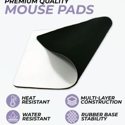Rushaan Sliding ghost - Printed animated Mousepad for animation lovers Non Slip Base Mousepad image 3